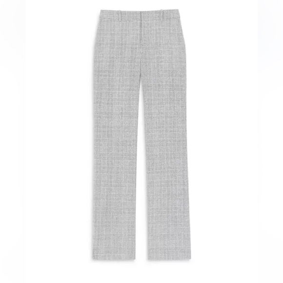 Lafayette 148 New York Sullivan Glen plaid wool blend boule’ Wide Leg Pants - Picture 9 of 16